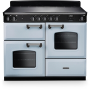 Rangemaster CLO110EIPMSB/CM1 110cm Induction Range Cooker Classic Misty Blue / Chrome, A Rated