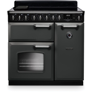 Rangemaster CLDL90EIPSLT/CM1 90cm Induction Range Cooker Classic Deluxe Slate / Chrome, A Rated