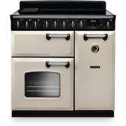 Rangemaster CLDL90EIPPCR/CM1 90cm Induction Range Cooker Classic Deluxe Pale Cream / Chrome, A Rated