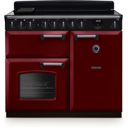 Rangemaster CLDL100EIPBOR/CM1 100cm Induction Range Cooker Classic Deluxe Bordeaux / Chrome, A Rated