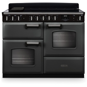 Rangemaster CLDLO110EIPSLT/CM1 110cm Induction Range Cooker Classic Deluxe Slate / Chrome, A Rated