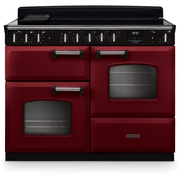Rangemaster CLDLO110EIPBOR/CM1 110cm Induction Range Cooker Classic Deluxe Bordeaux / Chrome, A Rated