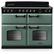 Rangemaster CLDLB110EIPMGR/CM1 110cm Induction Range Cooker Classic Deluxe Mineral Green / Chrome, A Rated
