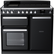 Rangemaster ESDL100EIPGBL/CM1 100cm Induction Range Cooker Estel Deluxe Black / Chrome, A Rated