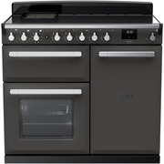 Rangemaster ESDL100EIPSLT/CM1 100cm Induction Range Cooker Estel Deluxe Slate / Chrome, A Rated