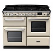 Rangemaster ESDLO110DFPPCR/CM1 110cm Dual Fuel Range Cooker Estel Deluxe Pale Cream / Chrome, A Rated