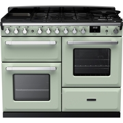 Rangemaster ESDLO110DFPMNT/CM1 110cm Dual Fuel Range Cooker Estel Deluxe Mint / Chrome, A Rated