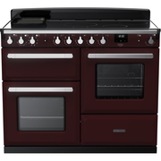Rangemaster ESDLO110EIPBOR/CM1 110cm Induction Range Cooker Estel Deluxe Bordeaux / Chrome, A Rated