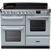 Rangemaster ESDLO110EIPMSB/CM1 110cm Induction Range Cooker Estel Deluxe Misty Blue / Chrome, A Rated