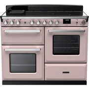 Rangemaster ESDLO110EIPPPK/CM1 110cm Induction Range Cooker Estel Deluxe Pale Pink / Chrome, A Rated