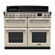 Rangemaster ESDLB110EIPPCR/CM1 110cm Induction Range Cooker Estel Deluxe Pale Cream / Chrome, A Rated