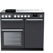 Rangemaster NEX100EIPSLT/CM1 100cm Induction Range Cooker Nexus Deluxe Slate / Chrome, A Rated
