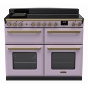 Rangemaster ESDLB110EIPHTH/AB1 110cm Induction Range Cooker Estel Deluxe Heather / Antique Brass, A Rated