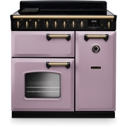 Rangemaster CLDL90EIPHTH/AB1 90cm Induction Range Cooker Classic Deluxe Heather / Antique Brass, A Rated