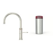 Quooker 2.2+CFRNIG 3 in 1 Classic Fusion Round Tap with COMBI+ Tank, Nickel