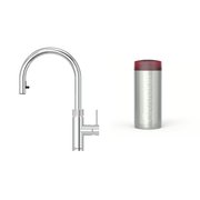 Quooker 2.2+XCHR 3 in 1 Flex Round Tap with COMBI+ Tank, Chrome