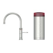 Quooker 2.2CFRRVS 3 in 1 Classic Fusion Round Tap with COMBI Tank, Stainless Steel