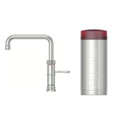 Quooker 2.2CFSRVS 3 in 1 Classic Fusion Square Tap with COMBI Tank, Stainless Steel