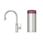 Quooker 2.2XRVS 3 in 1 Flex Round Tap with COMBI Tank, Stainless Steel