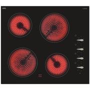 CDA HC6212FR 58cm Ceramic Hob, Black