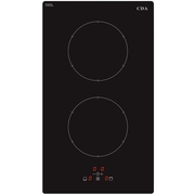 CDA HN3621FR 30cm 2 Zone Induction Domino Hob, Black