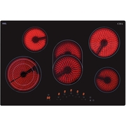 CDA HC7621FR 77cm Ceramic Hob, Black