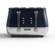 Morphy Richards 243021 Toaster, 4 Slice, Blue