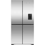 Fisher & Paykel RF605QNUVX1 Series 7 Contemporary American Fridge Freezer,  Plumbed, Stainless Steel, E Rated