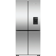 Fisher & Paykel Series 7 RF500QNUX1 American Fridge Freezer,  Plumbed, Stainless Steel, E Rated