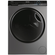 Haier HWD100-B14939SUK Washer Dryer, 10kg/6kg, 1400 Spin, Grey, D Rated