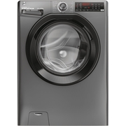 Hoover H3WPS4106TAMBR80 Washing Machine, 10kg, 1400 Spin, Grey, A Rated