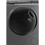 Haier HWD10BD14979SNUK I Pro Series 7+ Washer Dryer, 10kg/6kg, 1400 Spin, Grey, D Rated