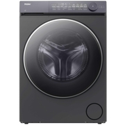 Haier HWD90-B14367GUUK Washer Dryer, 9kg/6kg, 1400 Spin, Grey, D Rated