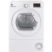 Hoover HLEC8DG Condenser Tumble Dryer, 8kg, White, B Rated