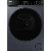 Haier HD90-D357AGU1-U Heat Pump Tumble Dryer, 9kg, Grey, A++ Rated