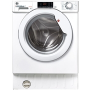 Hoover HBD 495D1E/1-80 Integrated Washer Dryer, 9kg/5kg, 1400 Spin, White, E Rated