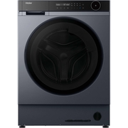 Haier HWB100B14858GUUK Integrated Washing Machine, 10kg, 1400 Spin, Grey, A Rated