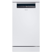 Haier XF1C3TB1FW-80 Slimline Dishwasher, 8 Place Settings, White, C Rated
