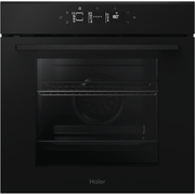 Haier H6 ID25G3YTB2 Built-In Electric Single Oven with Pyrolytic Cleaning, Black, A++ Rated