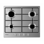 Candy CHW6BRX 60cm 4 Burner Gas Hob, Stainless Steel