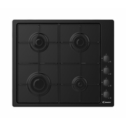 Candy CHW6LBB 60cm 4 Burner Gas Hob, Black