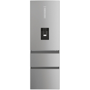 Haier HTW5618DWMG Total No Frost Fridge Freezer, 60/40, Stainless Steel, D Rated