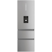 Haier HTW5618EWMG 3D 60 Series 5 Total No Frost Fridge Freezer, 60/40, Silver, E Rated