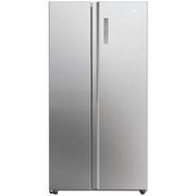 Haier HSW59F18DNMM American Fridge Freezer,  Non-Plumbed, Stainless Steel, D Rated