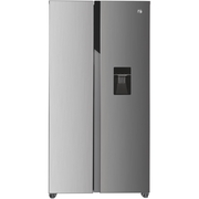 Hoover HHSBSO-6174XWDK-1 American Fridge Freezer,  Non-Plumbed, Stainless Steel, E Rated