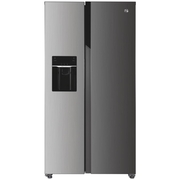 Hoover HOSR5918EIXK American Fridge Freezer,  Plumbed, Stainless Steel, E Rated