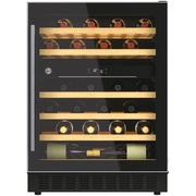 Hoover HWCB 60 UK/N Integrated Wine Cooler, Black, G Rated