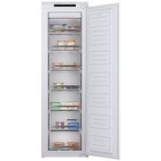 Haier HAUN518EWK Total No Frost Built-In Freezer, Sliding Hinge, White, E Rated