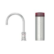 Quooker 3CNRCHR Classic Nordic Round Tap with 3 Litre Tap, Chrome (Boiling Water Tap only)