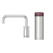 Quooker 3NSCHR Nordic Square Tap with 3 Litre Tank, Chrome (Boiling Water Tap Only)